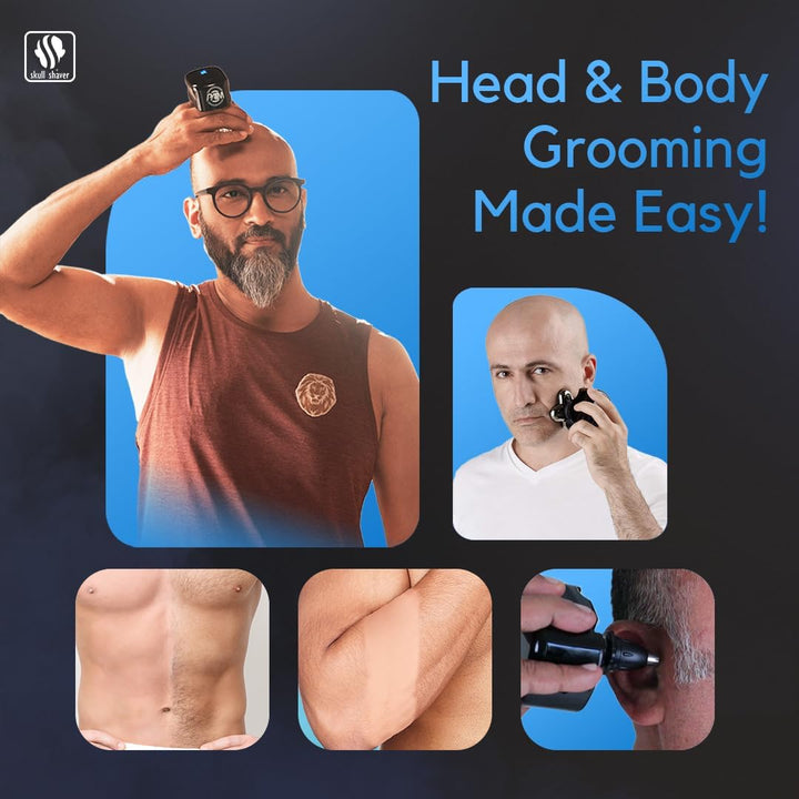 Afeitadora Skull Shaver Palm Shaver para Hombres - Afeitadora de Ca...