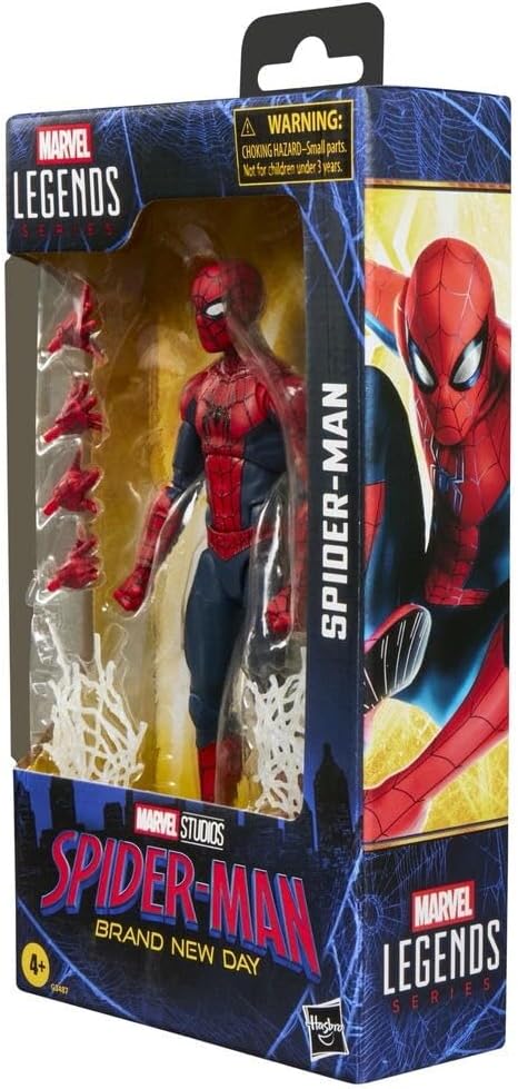 Marvel Legends Series Spider-Man, Spider-Man: Brand New Day - Juego de figuras de acción coleccionables de 6 pulgadas