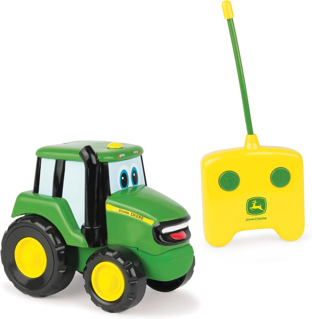 Tomy John Deere - Juguete de tractor Johnny con control remoto, color verde