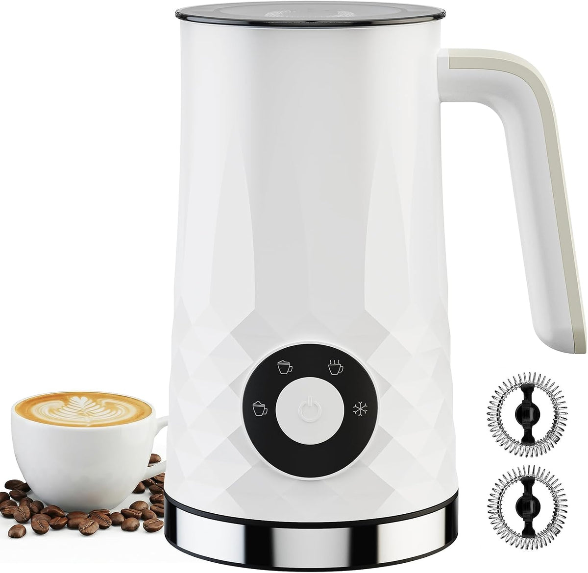 Espumador de leche eléctrico, espumador de leche y vaporizador