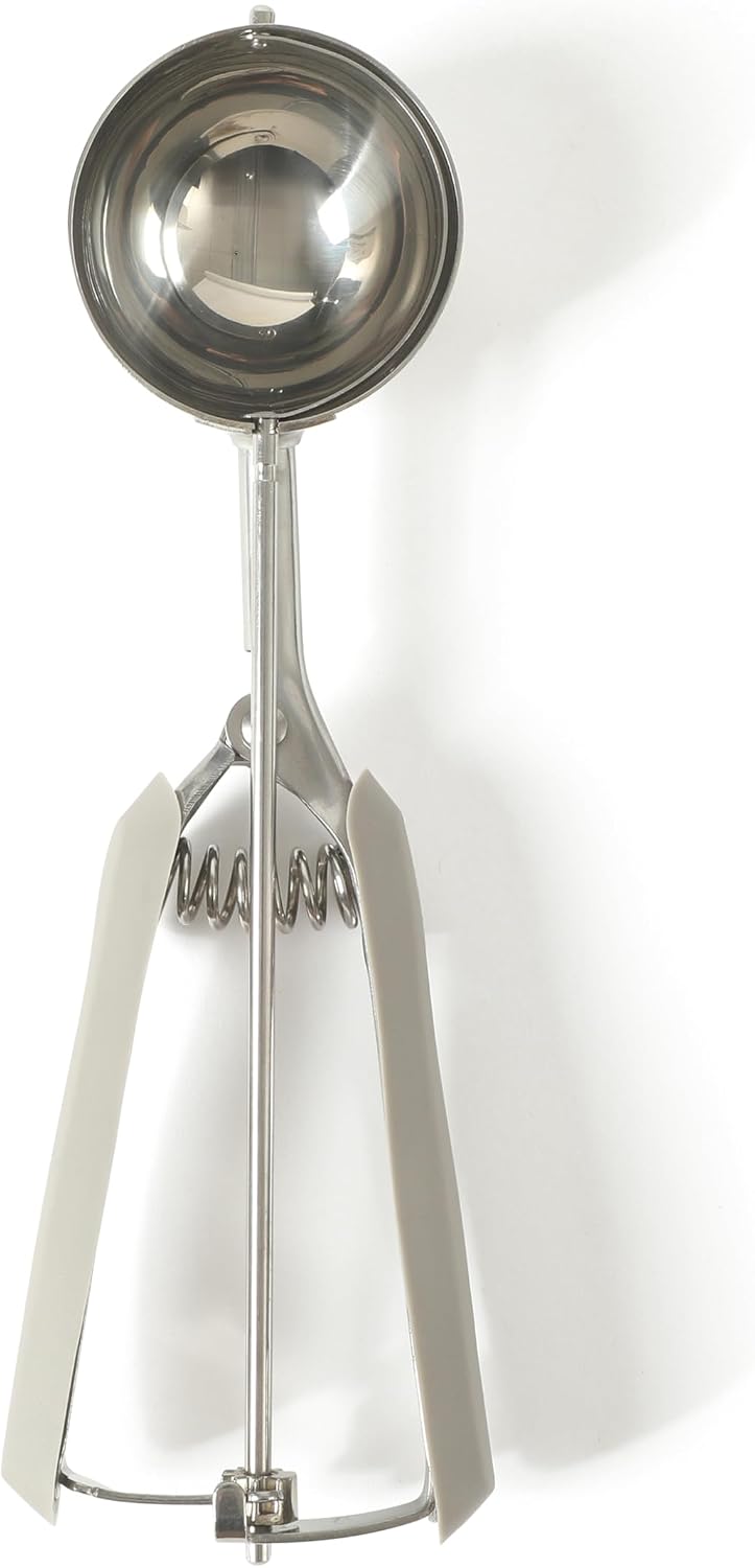 Calphalon Edge - Juego de utensilios de cocina de acero inoxidable de 6 piezas, juego de utensilios de cocina con acento de silicona, abrelatas, pelador recto, rallador, pinzas