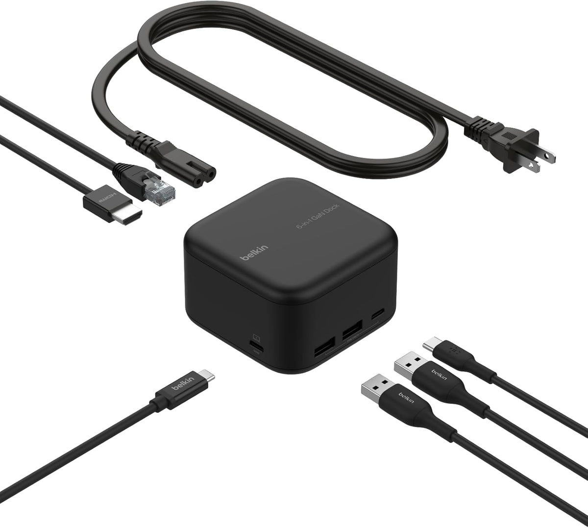 Belkin Estación de acoplamiento USB-C 6 en 1 Core GaN