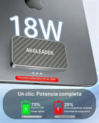 Cargador inalámbrico magnético para iPad Pro 11 (1st/2nd/3rd/4th) y iPad Air 11 (M2/M3) y iPad Air 10.9, conector inteligente de carga rápida de 18 W, almohadilla de carga inalámbrica de aleación con