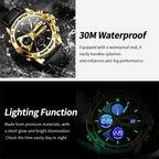 OLEVS Relojes para Hombre Moda Fecha Regalo Cronógrafo Reloj para Hombre Gran Negocio Digital Calendario Resistente al Agua Reloj de Muñeca para Hombre