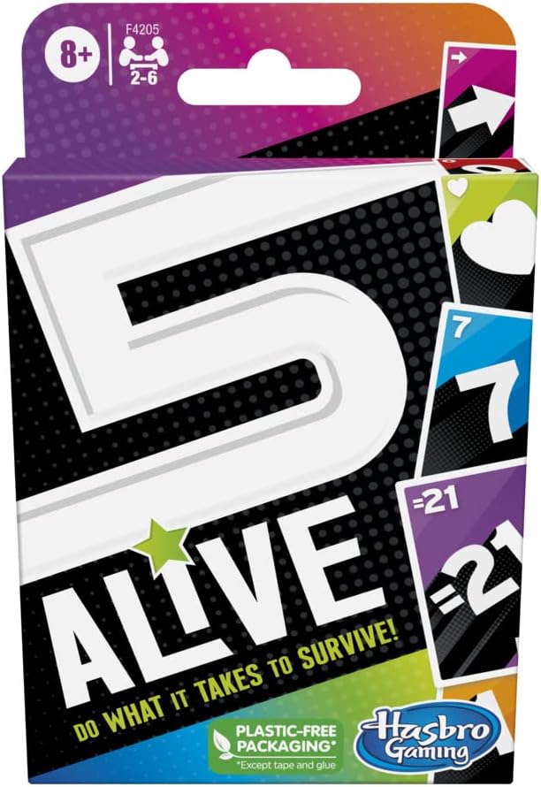 Hasbro Gaming 5 juegos vivos y rápidos para niños y
