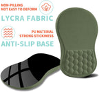 Alfombrilla ergonómica para mouse con soporte de muñeca con espuma viscoelástica y protuberancia de masaje, almohadilla para aliviar el dolor del túnel carpiano, reposamuñecas para mouse (12 x