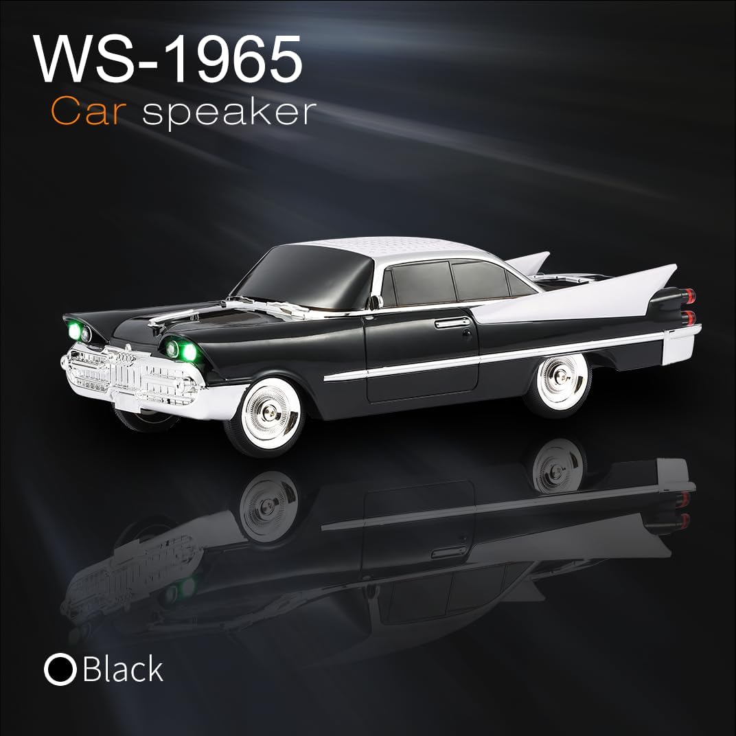 WSTER WS-1965 Replica Altavoz Bluetooth - Diseño retro de cohete de...