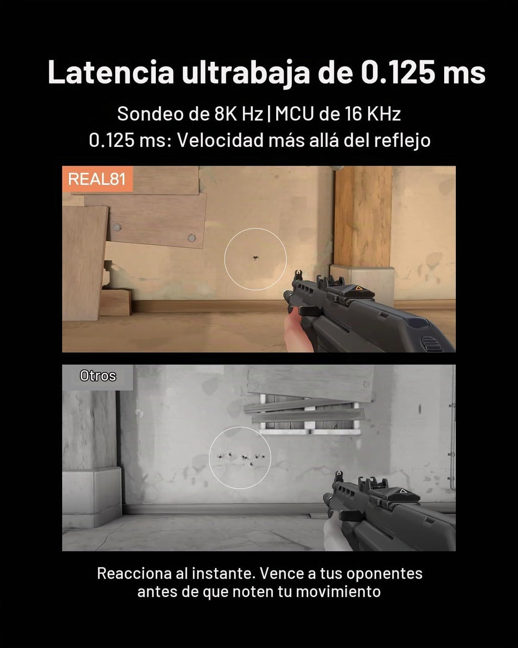 MelGeek Teclado magnético para juegos con efecto Hall con cable REAL81