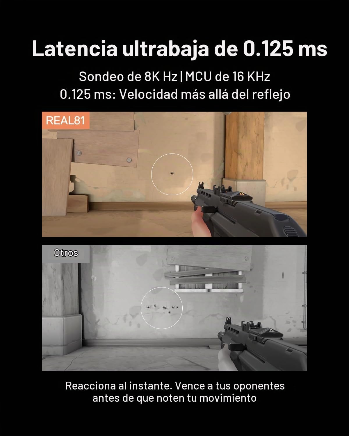 MelGeek Teclado magnético para juegos con efecto Hall con cable REAL81