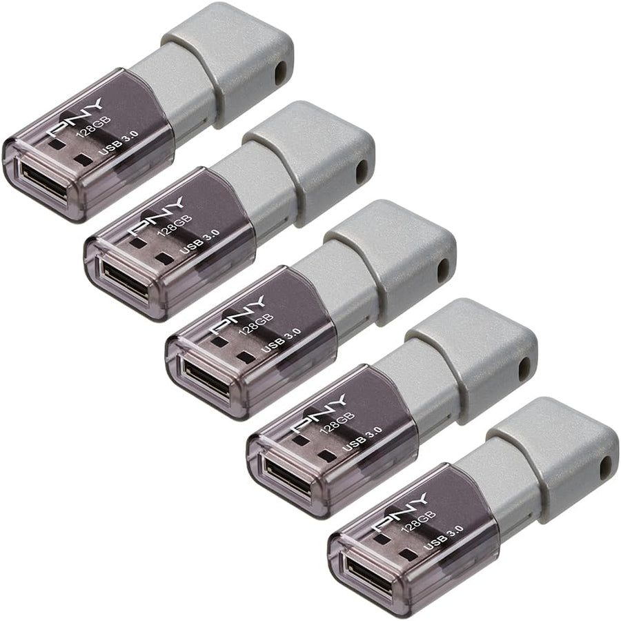 PNY Paquete de 5 unidades flash Turbo Attaché 3 USB 3.0 de 128 GB \...