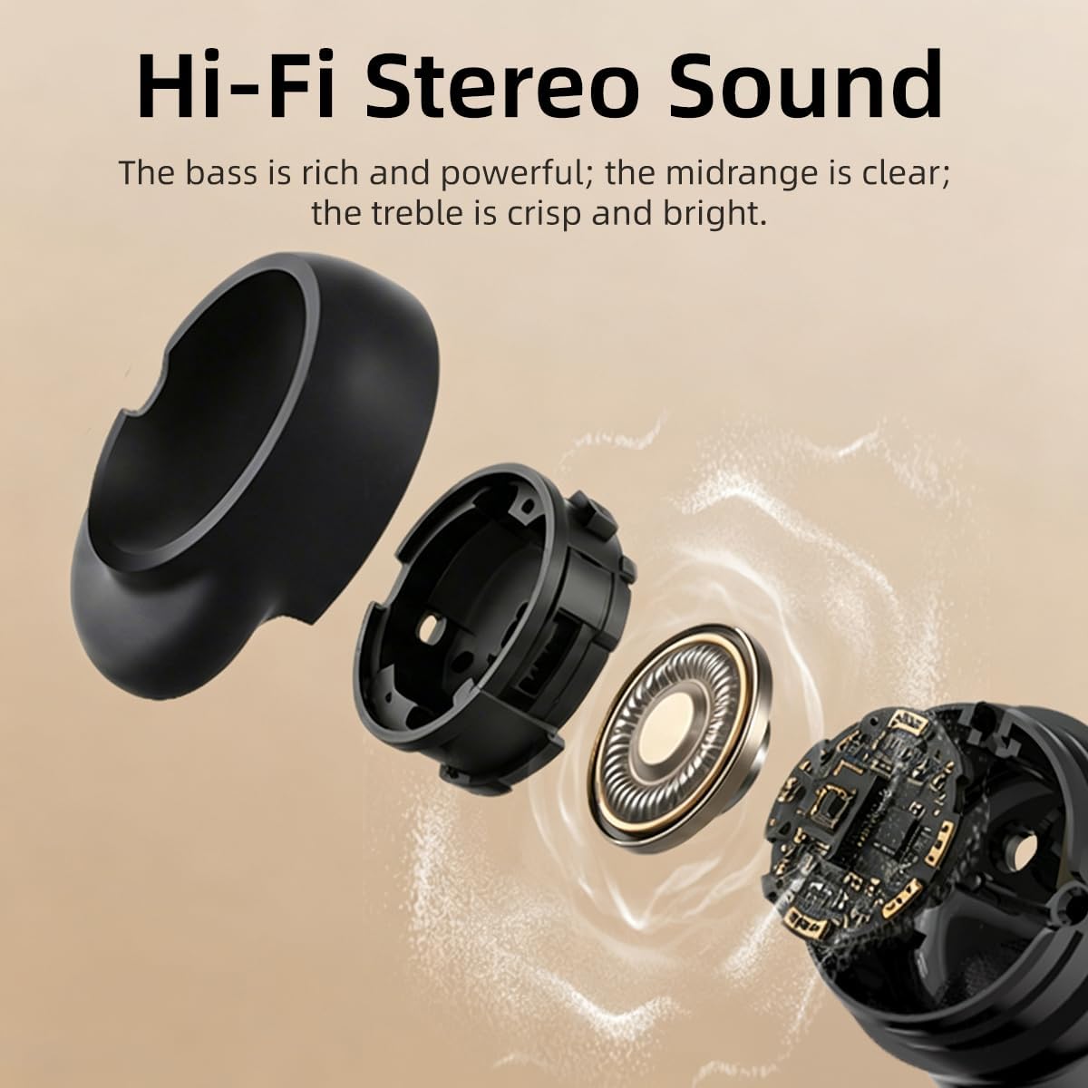 NE92 - Auriculares para dormir, ultra mini auriculares para dormir de lado 0.11 oz, auriculares inalámbricos Bluetooth 6.0, tiempo de reproducción de 40 horas, sonido estéreo de alta fidelidad