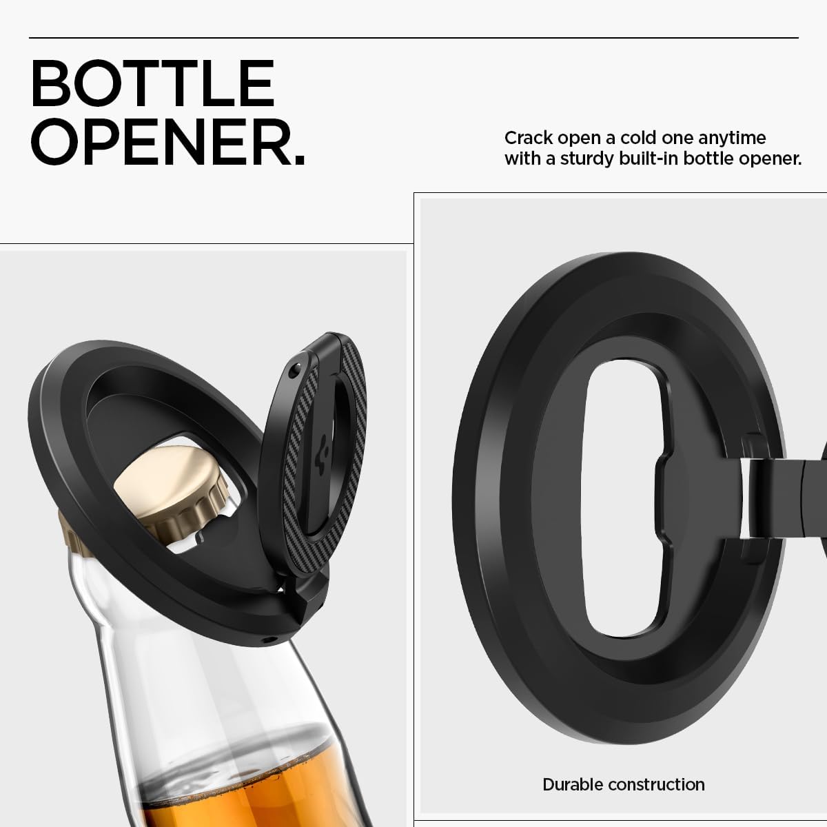 Spigen para agarre de teléfono MagSafe, soporte para teléfono con imán dual