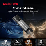 GIGASTONE - Unidad flash USB dual de 256 GB, USB 3.2 Gen 1, USB C+A...