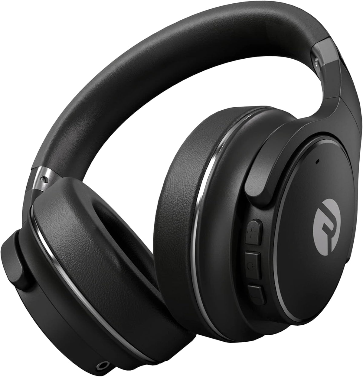 Raycon Los auriculares inalámbricos Bluetooth sobre la oreja de todos los días, Negro