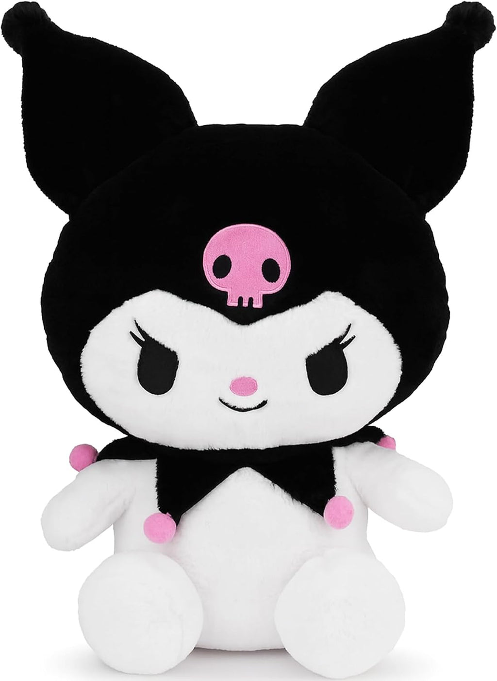 Juju Black Kawaii Plush (28 in) - Peluche Kawaii Negro (28 in) - Peluche Grande Kawaii - Peluche Gigante - Plushie (Hpy)