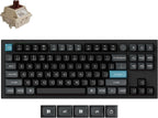 Keychron Teclado mecánico Q3 Ultra Wireless 8KHz, TKL 2.4G/Bluetooth 5.3/con cable hasta 660 horas de duración de la batería, aluminio intercambiable en caliente RGB Gaming ZMK para Mac/Windows