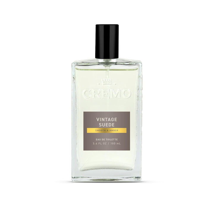 Cremo Colonia para hombres \u2013 Spray de colonia de gamuza vintag...
