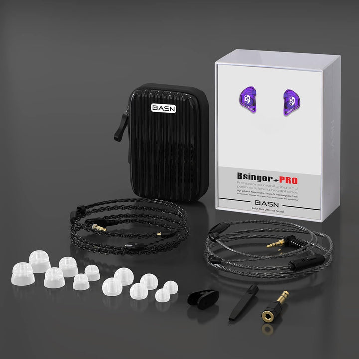 BASN auriculares intrauditivos para músicos, audiófilos y baterista...
