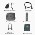 UHD Pro, grabadora de video 4K, DVR de captura HDMI con códec H.265/H.264, grabación cinemática de 4K a 24 fps (hasta 4K @30 fps), no requiere PC.