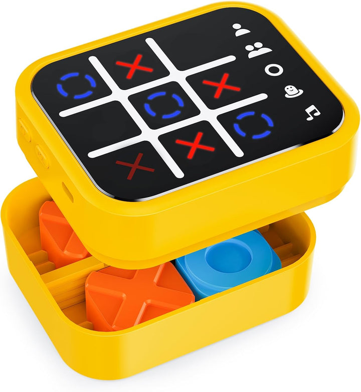 Niufuntek Caja de Juego Recargable de Tic Tac Toe con 5 Divertidos...