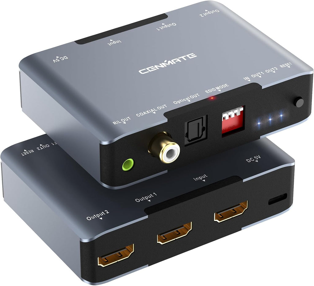 Divisor HDMI 8K @60Hz 1 en 2 salidas, divisor HDMI 2.1