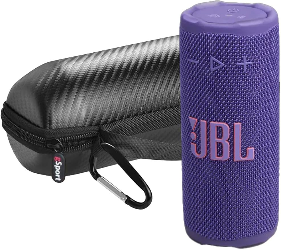 JBL Paquete de altavoz Bluetooth portátil compacto Grip con funda g...