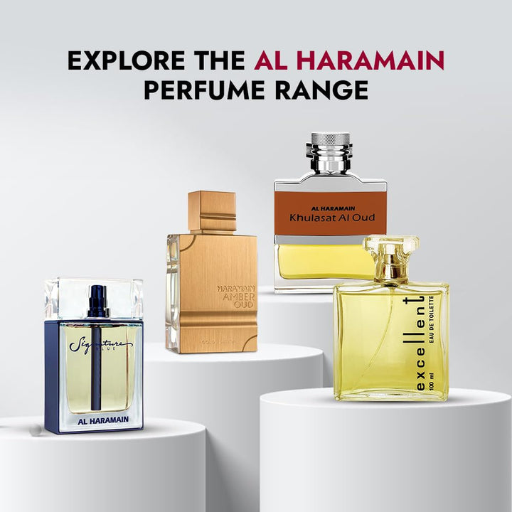 Al Haramain Detour Noir Eau de Perfume Spray para Unisex, 3.33 onzas
