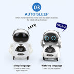 GoolRC 939A Robot de Bolsillo que Habla, Diálogo Interactivo con Reconocimiento de Voz, Grabación, Canto, Danza, Cuento de Historias, Mini Robot