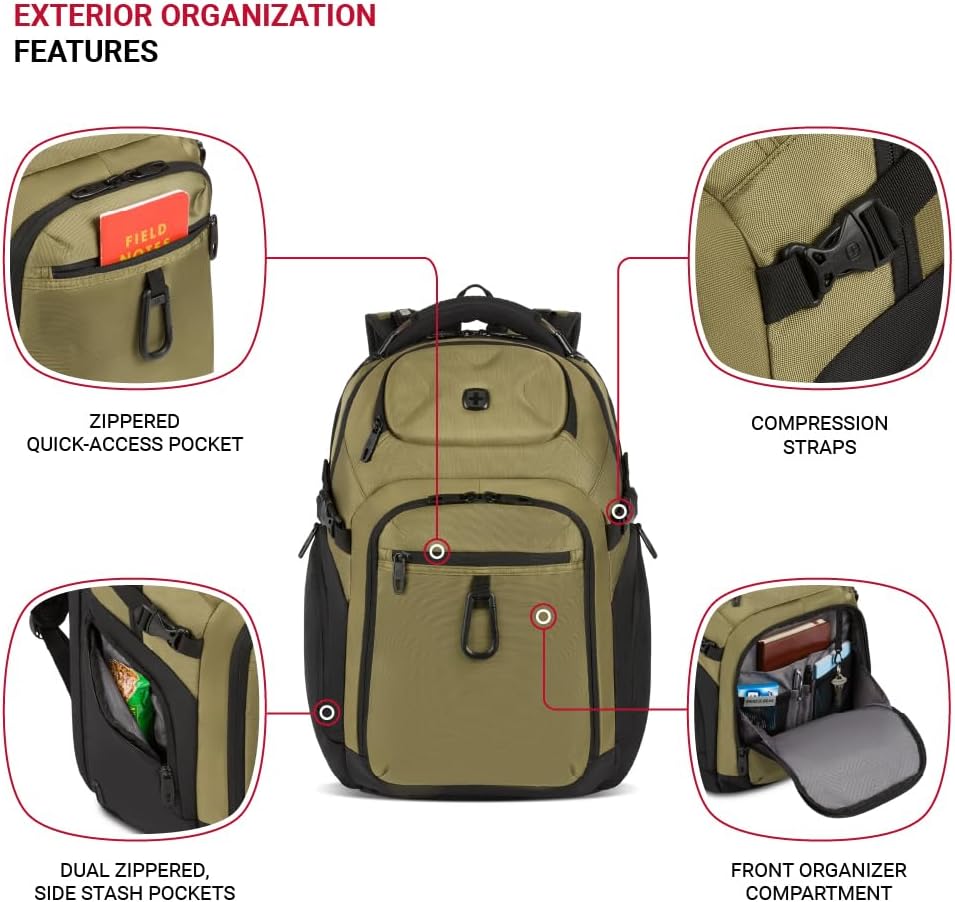 SwissGear Endure ScanSmart \u2013 Mochila para laptop con aprobació...