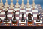 Chess and Games Shop Muba Hermoso Juego de Ajedrez Artesanal en Madera con Tablero y Piezas de Ajedrez - Idea de Regalo Productos (16 pulgadas (40 cm)), 1-2 Jugadores)