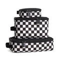 Itzy Ritzy Cubos de embalaje para viajes, juego de 3 (tablero de ajedrez