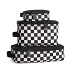 Itzy Ritzy Cubos de embalaje para viajes, juego de 3 (tablero de ajedrez