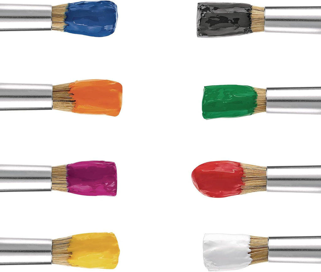 Colorations Paraben-Free Simply Washable Tempera Paint, Rainbow Plus 8-Pack