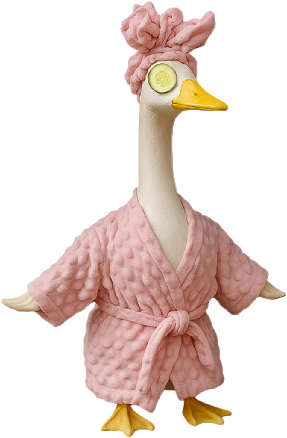 ZenQeek Pink Plush Porch Goose Outfit - Funny Vacation