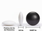 Yellow Mountain Imports Shin Kaya - Juego de mesa reversible para principiantes de 13 x 13 / 9 x 9 pulgadas (0.8 pulgadas) con piedras de melamina convexas dobles, juego de mesa de estrategia clásico (Baduk/Weiqi)