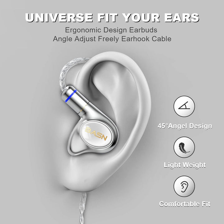BASN Metalen PRO 4 controladores intrauditivos auriculares para mús...
