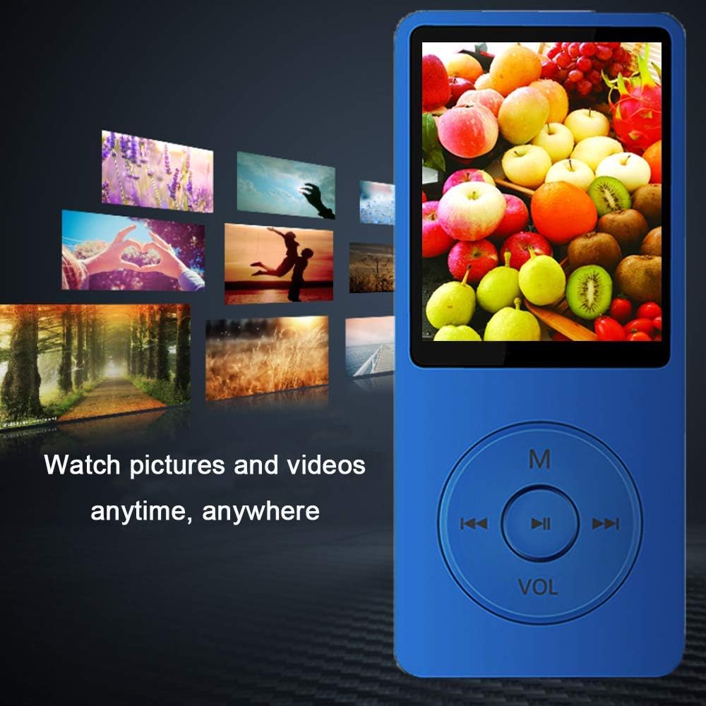 MP3 Player, Music Player with 16GB Micro SD Card, Build-in Speaker\...