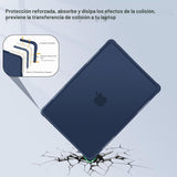 MOSISO Funda compatible con MacBook Air de 13 pulgadas M5 M4 M3 M2...