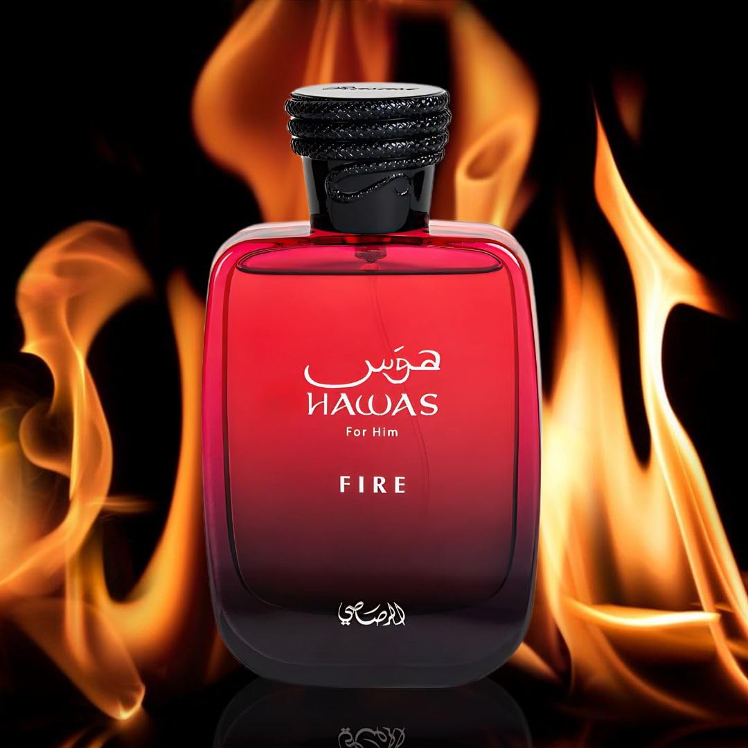RASASI Hawas Fire Eau De Parfum Spray 100 ml (3.4 oz) - Perfume ára...