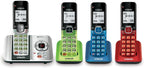 VTech CS6529-4B Sistema de telefonía inalámbrica de 4 receptores con contestador, con identificador de llamadas/llamada en espera