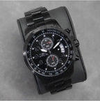 Invicta Specialty - Reloj de cuarzo para hombre, 1.77 pulgadas, acero inoxidable, color negro, dorado y azul (modelo: 13785 y 13787), 13787, Acero inoxidable