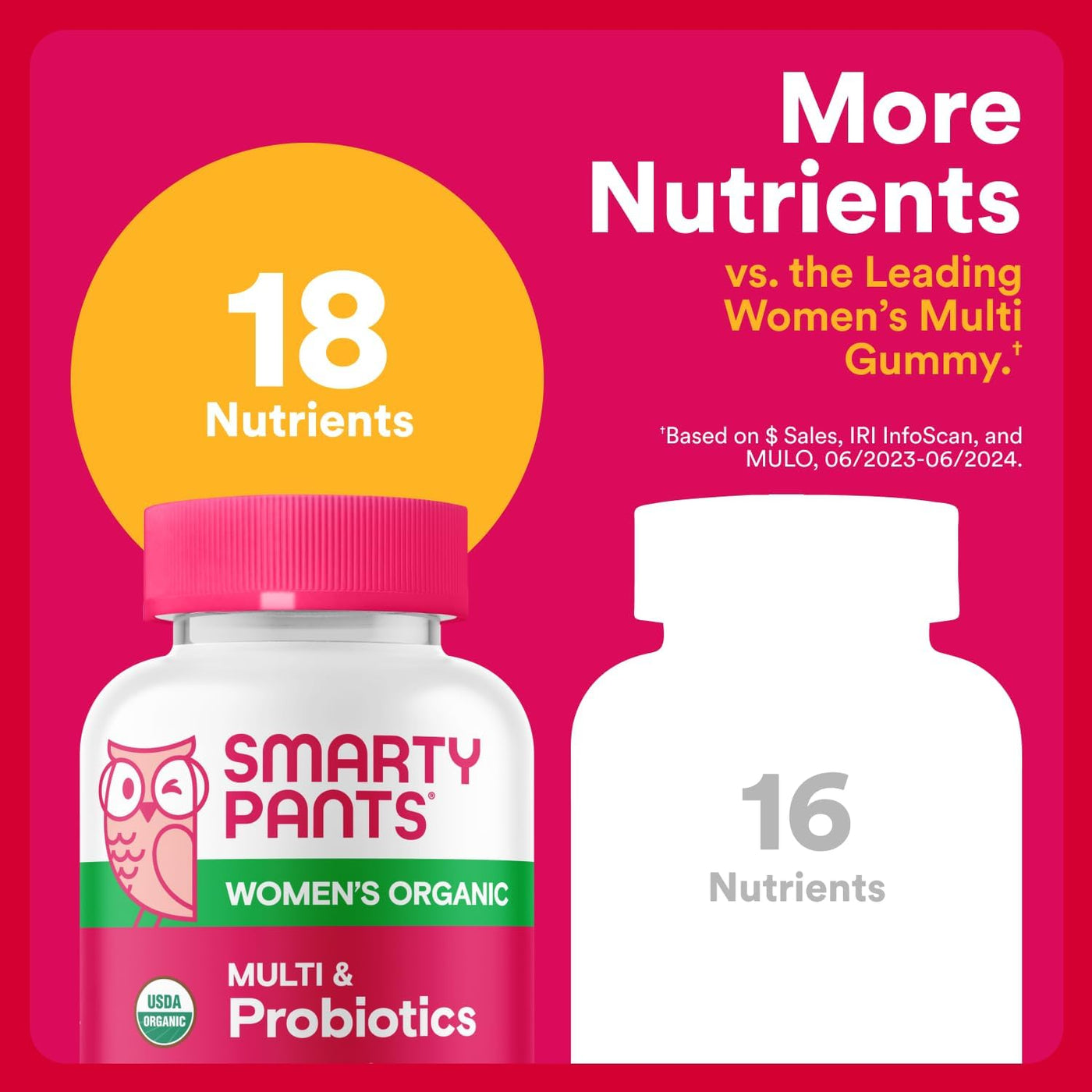 SmartyPants Gomitas multivitamínicas orgánicas para mujeres: biotin...