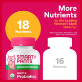 SmartyPants Gomitas multivitamínicas orgánicas para mujeres: biotin...