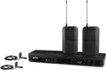 Shure BLX188/CVL Dual Wireless Lavalier System - H9 Band, H9: 512-542 MHz