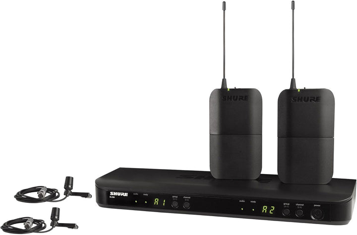 Sistema de micrófono inalámbrico Shure BLX188\/CVL - Vida de baterí...