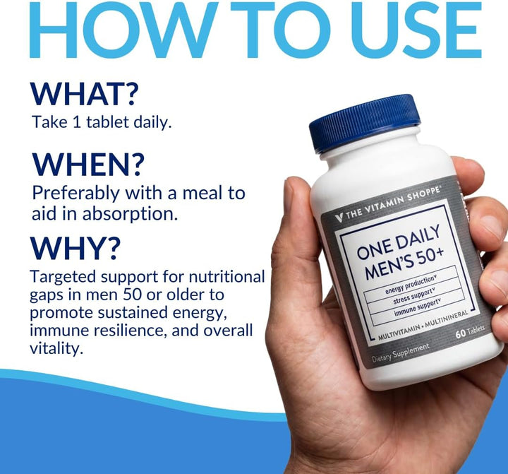 The Vitamin Shoppe Brand One Daily - Multivitamínico multimineral p...