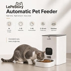 Alimentador automático para gatos con aplicación: dispensador de alimentos