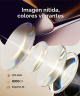 Magcubic - Miniproyector HY300PRO 2026 con WiFi y Bluetooth, proyec...