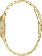 Reloj Bulova para mujer de acero inoxidable con cristal de 3 manecillas, mecanismo de cuarzo, esfera de nácar blanca