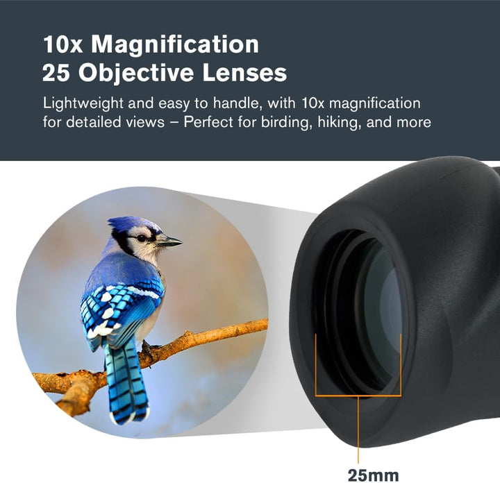 Celestron Monocular Nature 10x25 Ideal para senderismo y